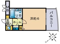 アンバサダー大濠の間取り画像