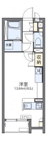 レオネクストパーチェの間取り画像