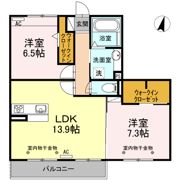 Recente和田 B棟の間取り画像