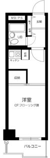 スカイコート市ヶ谷の間取り画像