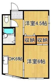 マキシム足原の間取り画像