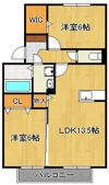ボヌールコートAの間取り画像