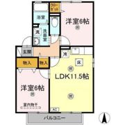 クラウディア B棟の間取り画像