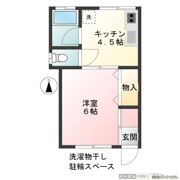 大竹荘の間取り画像