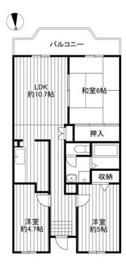 グランドゥール野比の間取り画像