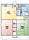 グレースマンション野埼の間取り画像