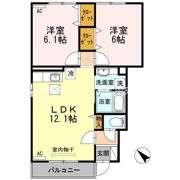 ゆがふテラスⅠの間取り画像