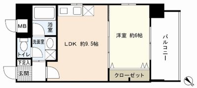 ラフェリア東観音の間取り画像
