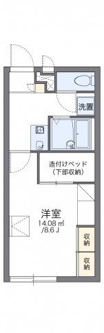 レオパレスグルーテンAの間取り画像