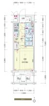プレサンス岡山駅前の間取り画像