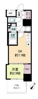 セレニテ神戸ミラクの間取り画像