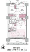 大宮スカイ＆スクエア ザ・タワーの間取り画像
