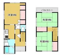 大和田貸家の間取り画像