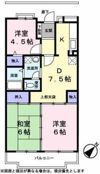 キキョウ第五・三上マンションの間取り画像