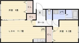 イリスハイトの間取り画像