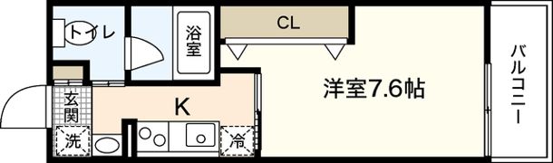 ポルトボヌール山本の間取り画像