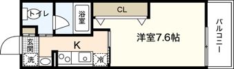 ポルトボヌール山本の間取り画像