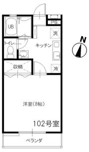 ブルージェ・アベ和光Ⅰの間取り画像