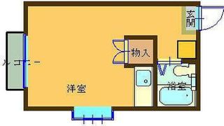 モンパレス1号館の間取り画像