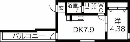 レスペデザ道徳の間取り画像