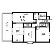 高尾ヴィラの間取り画像
