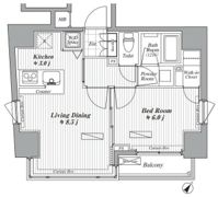 ブランシック白金台の間取り画像