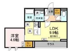 Dalle de verreの間取り画像