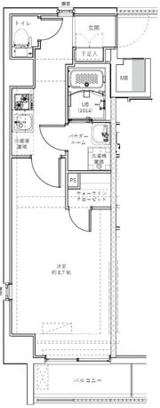 GENOVIA森下Ⅱの間取り画像