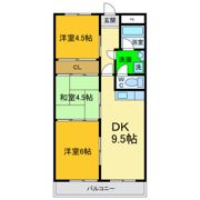第1サニーハイツの間取り画像