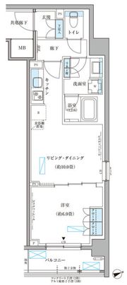 パークアクシス文京本郷の間取り画像