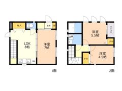 小田部5丁目戸建A棟の間取り画像