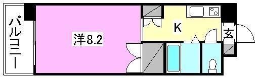 ジョイフル第2朝生田の間取り画像