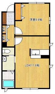 ディアコート徳力新町の間取り画像