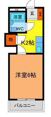 アポスタ蔵本公園の間取り画像