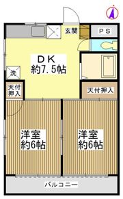 ベルフィーヌ船橋の間取り画像