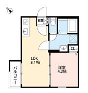 グローベルメゾン十日市場の間取り画像