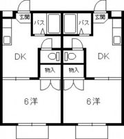 カナディアンおみかどA棟の間取り画像