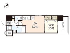 S－RESIDENCE空港通りawesomeの間取り画像