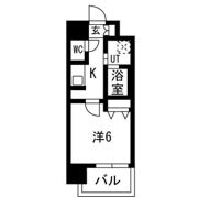 サムティ北梅田VESSELの間取り画像