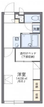 レオパレスセジュールの間取り画像