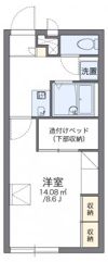 レオパレスセジュールの間取り画像