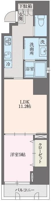 オーキッドレジデンス秋葉原の間取り画像