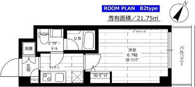 ステージファースト光が丘アジールコートの間取り画像