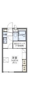 レオパレス小杉南の間取り画像