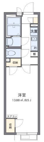 クレイノサンシティ八王子の間取り画像