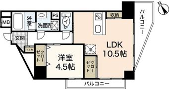 アルル五日市駅前の間取り画像