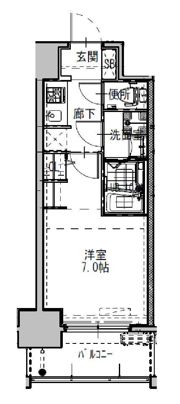 S-RESIDENCEドーム前千代崎の間取り画像