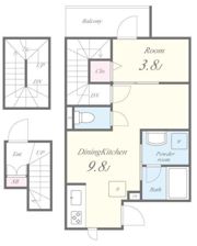 サン ハッピィの間取り画像