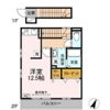 セジュール皆実の間取り画像