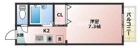 ハイツ玉川7の間取り画像